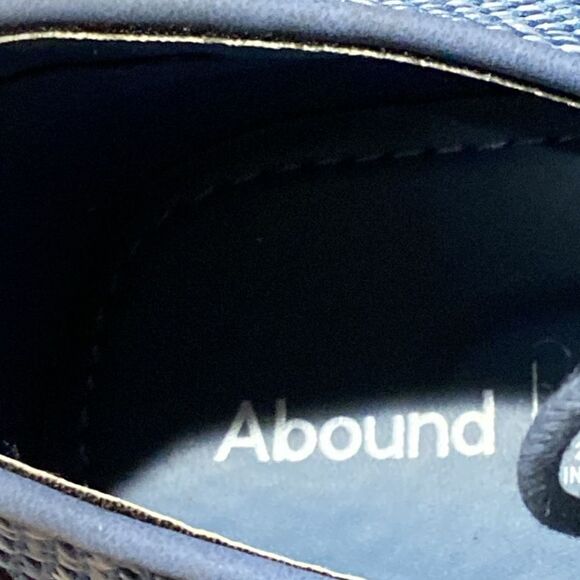 Abound Sheridan Knit Lace-Up Derby Blue Size 9 - Picture 7 of 9